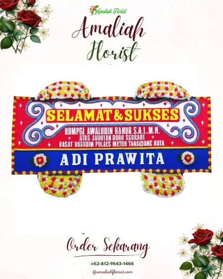 Papan Bunga Ucapan Selamat Sukowidodo